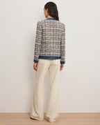 Veronica Beard Ainslie Tweed Jacket - Navy Multi