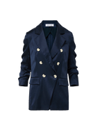Veronica Beard Chesterfield Dickey Jacket - Navy