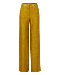 Veronica Beard Ronin Wide-Leg Pant - Gold Ochre