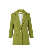 Veronica Beard McGowan Linen Dickey Jacket - Cactus