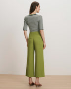 Veronica Beard Dova Wide-Leg Linen Pant - Cactus