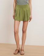 Veronica Beard Gables Linen Short - Cactus