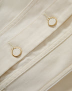Veronica Beard Slate Cotton Twill Dickey