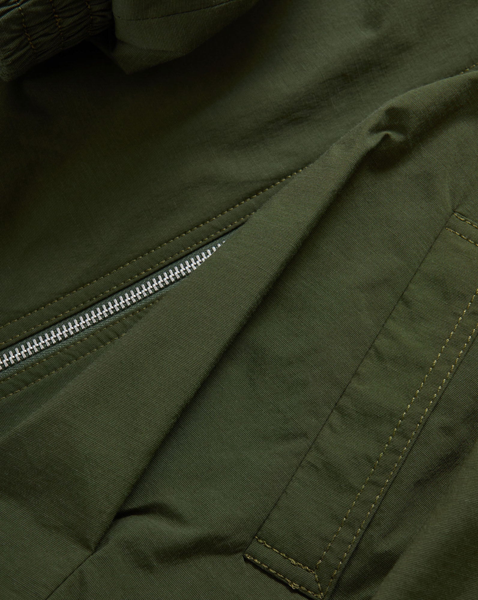 Veronica Beard Circe Bubble Jacket - Army