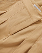 Veronica Beard Heron Crossover Waistband Pant - Khaki