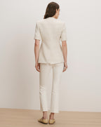 Veronica Beard Bodie Tweed Jacket - Ecru