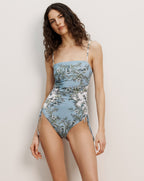 Veronica Beard Paradisa Swimsuit - Blue Multi