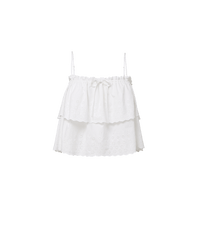 Veronica Beard Oseanna Eyelet Camisole - White