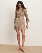 Veronica Beard Bram Dress - Muted Clay Multi