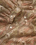 Veronica Beard Ashlynn Silk Blouse - Stone Khaki Multi
