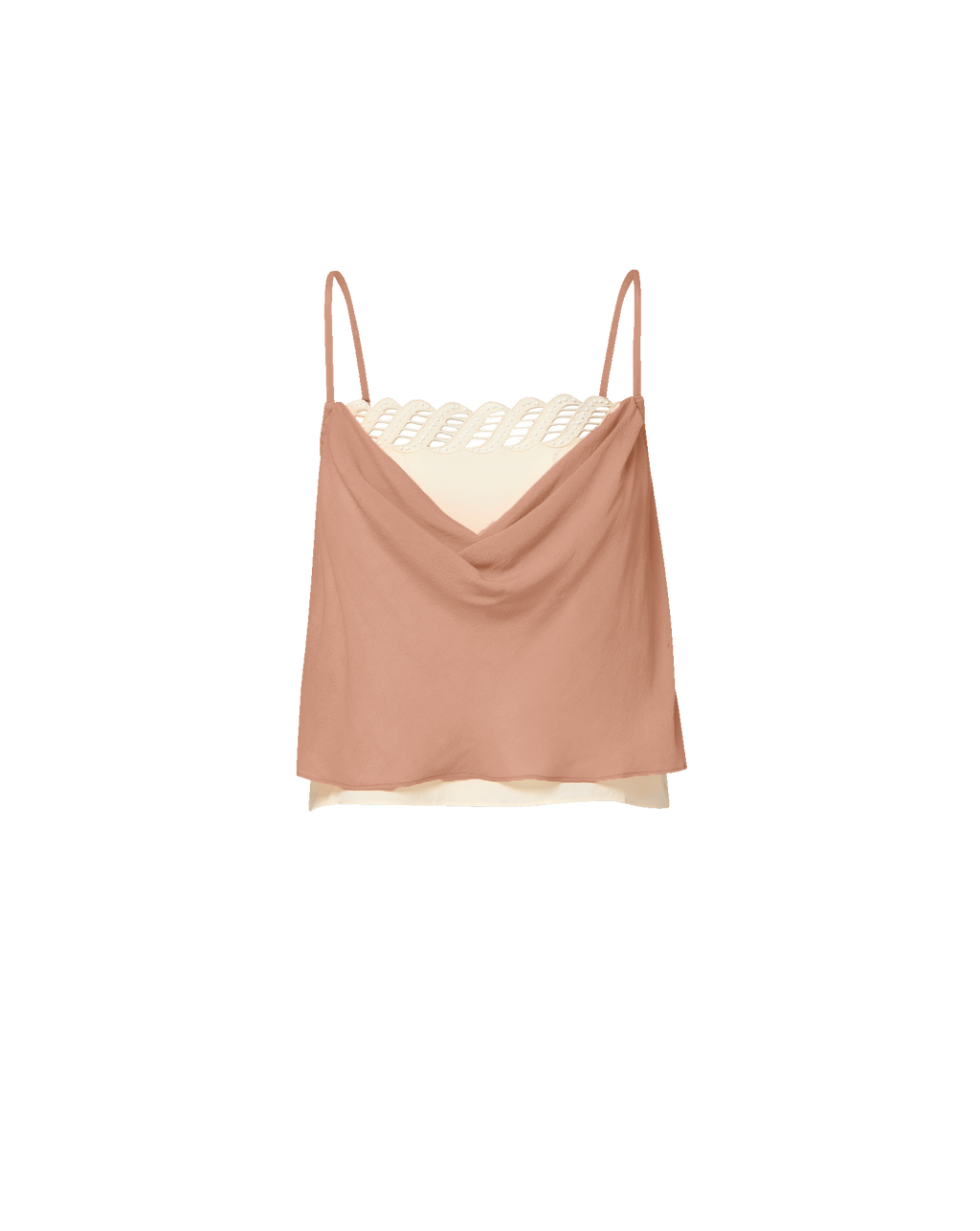 Veronica Beard Lumora Silk-Blend Camisole - Light Clay