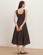 Veronica Beard Jolie Dress - Dark Mocha