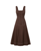 Veronica Beard Jolie Dress - Dark Mocha