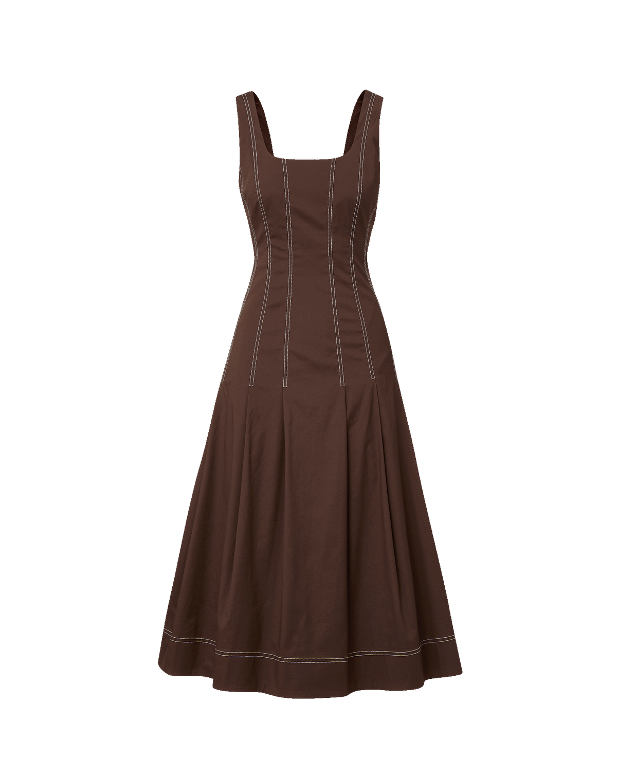 Veronica Beard Jolie Dress - Dark Mocha