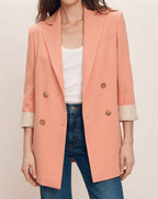 Veronica Beard Fairchild Dickey Jacket - Muted Clay