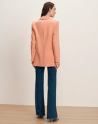Veronica Beard Fairchild Dickey Jacket - Muted Clay