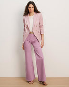 Veronica Beard Miller Seersucker Dickey Jacket - Pale Orchid Haze