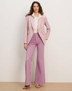 Veronica Beard Miller Seersucker Dickey Jacket - Pale Orchid Haze