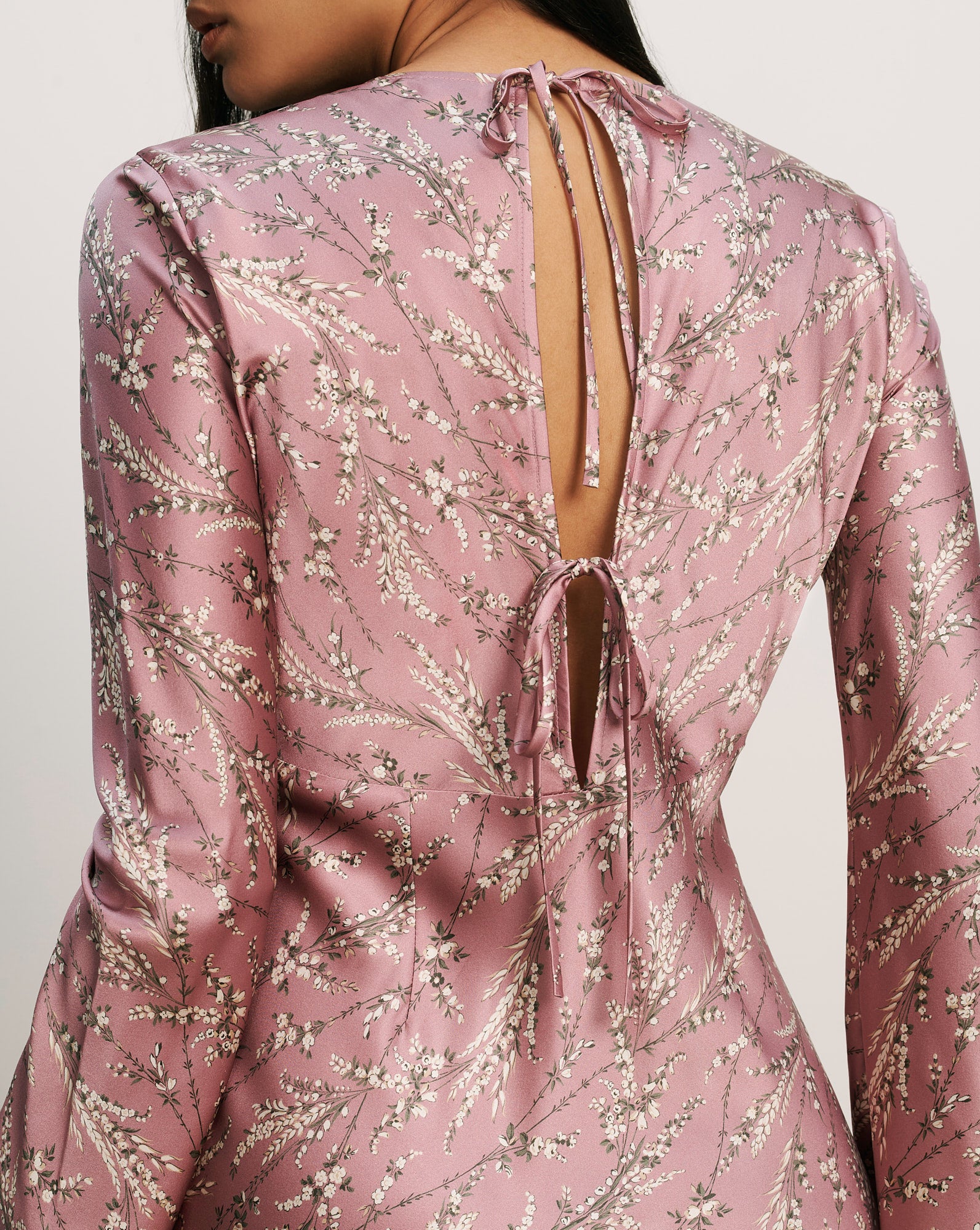 Veronica Beard Gemma Silk-Blend Midi Dress - Orchid Haze