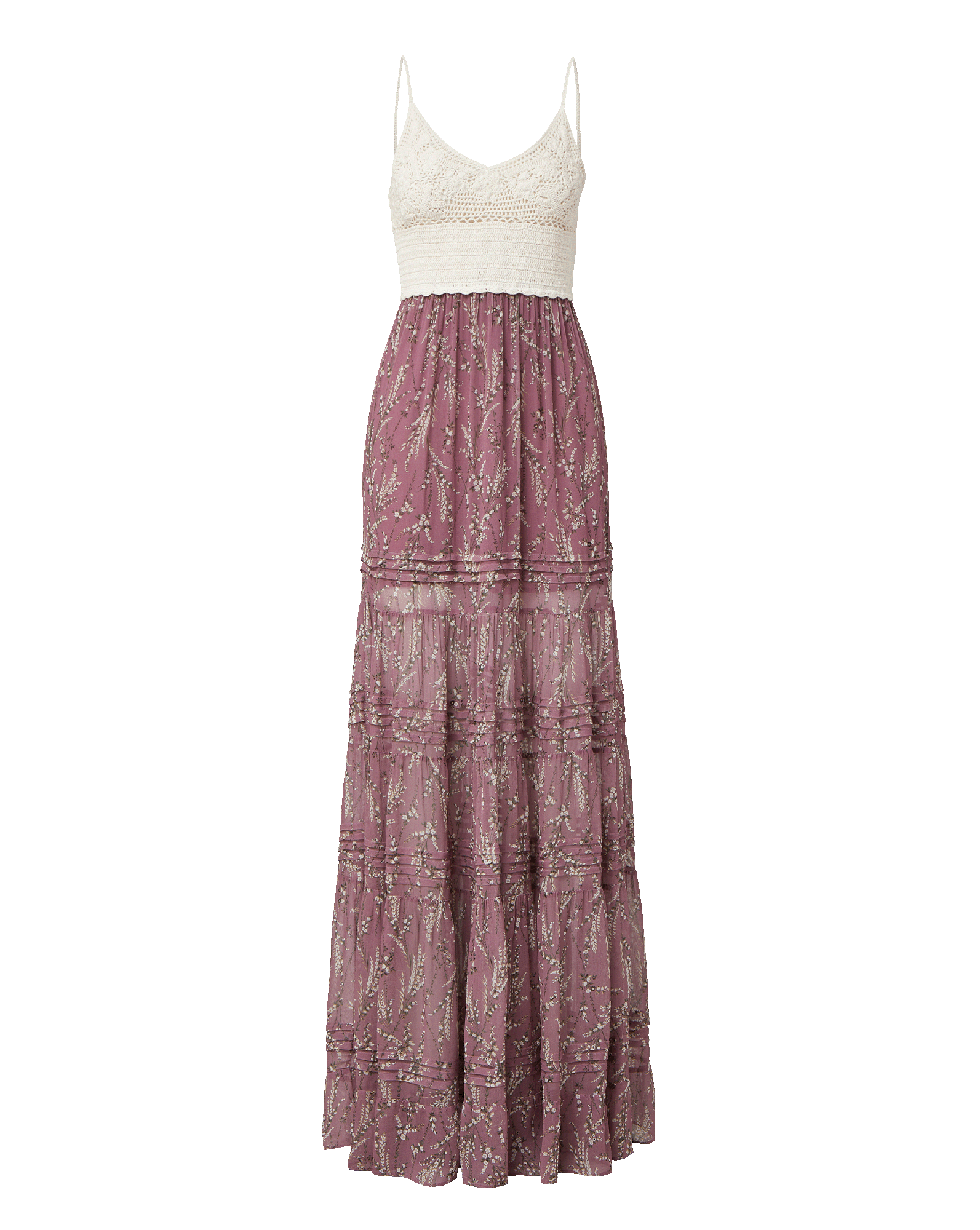Veronica Beard Josiane Floral Maxi Dress - Orchid Haze Multi