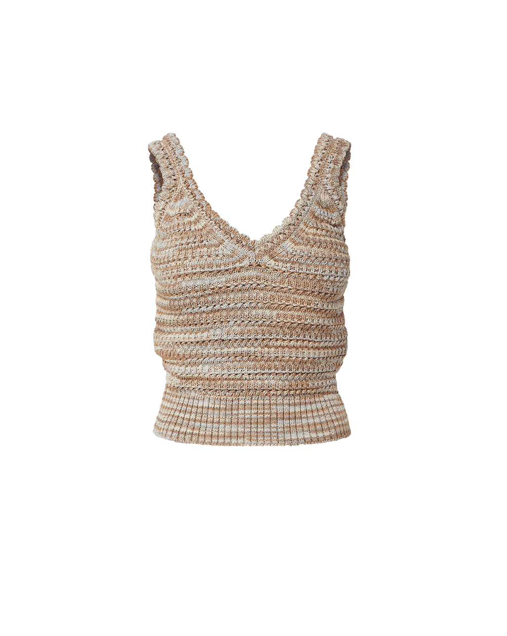 Selwyn Knit Tank Top in Beige Multi | Veronica Beard