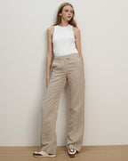 Veronica Beard Broderick Plaid Pant - Dark Acorn/Dove