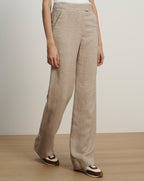 Veronica Beard Broderick Plaid Pant - Dark Acorn/Dove