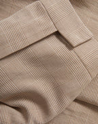 Veronica Beard Broderick Plaid Pant - Dark Acorn/Dove