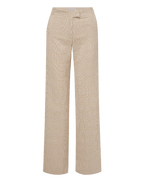 Veronica Beard Broderick Plaid Pant - Dark Acorn/Dove