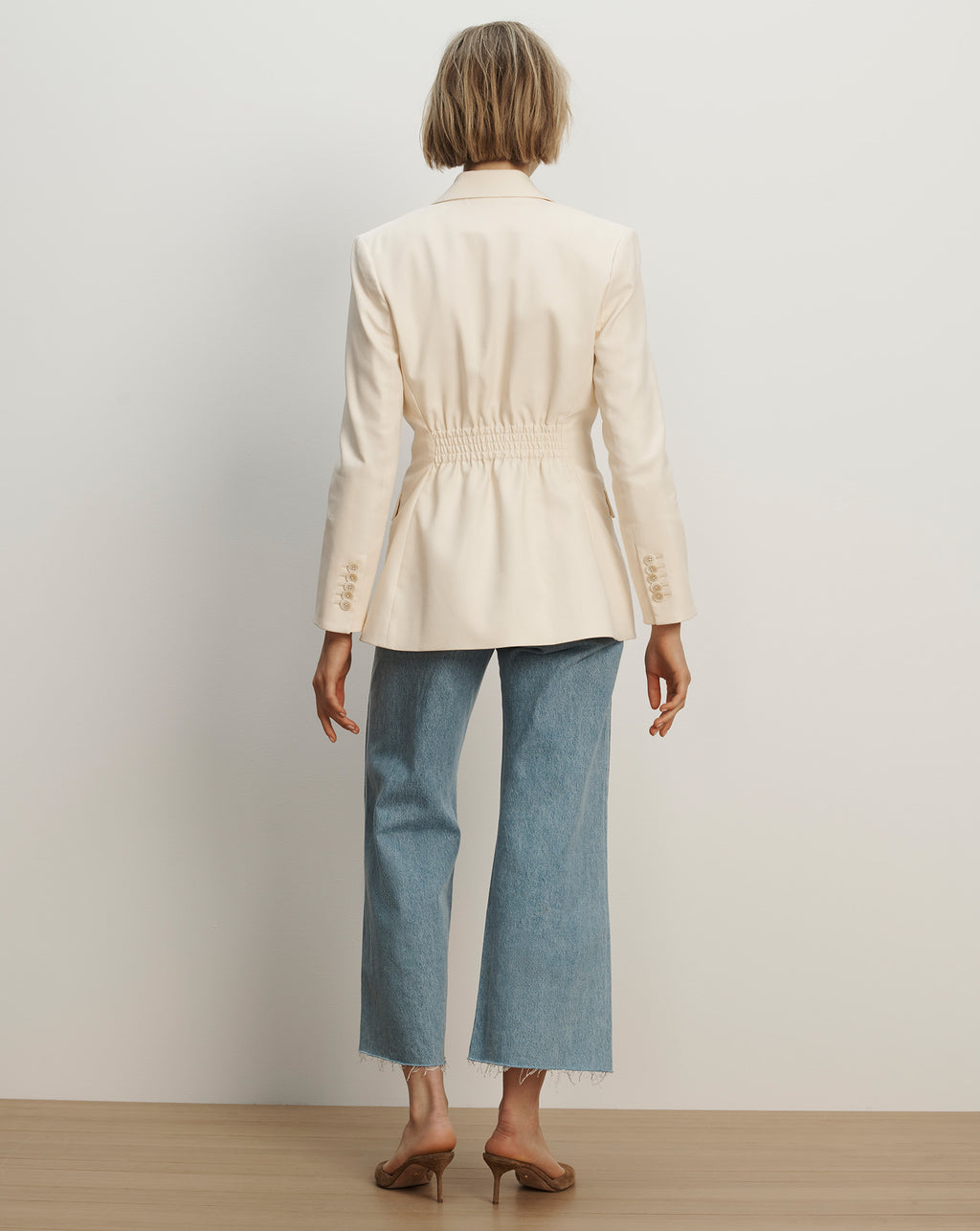 Veronica Beard Chandler Dickey Jacket - Ecru