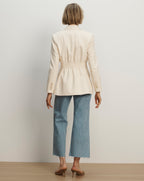 Veronica Beard Chandler Dickey Jacket - Ecru
