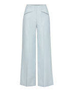 Veronica Beard Cassidee Wide-Leg Pant - River Mist