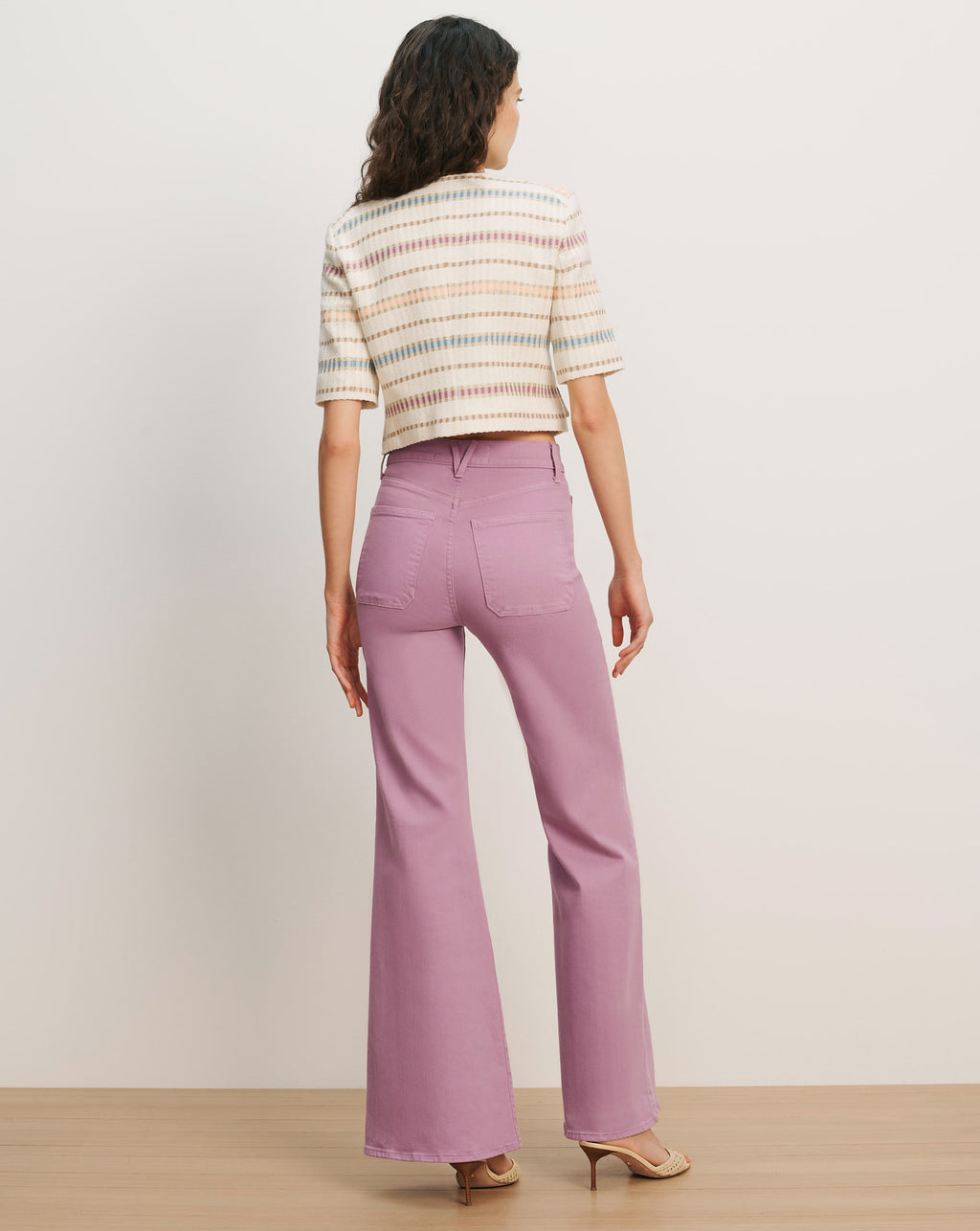 Veronica Beard Orville Striped Jacket - Ecru Multi