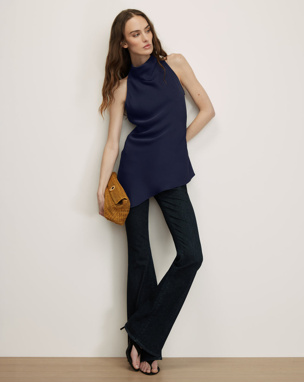 Veronica Beard Radford Tunic Top - Navy