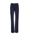 Veronica Beard Navy knit straight-leg pants.