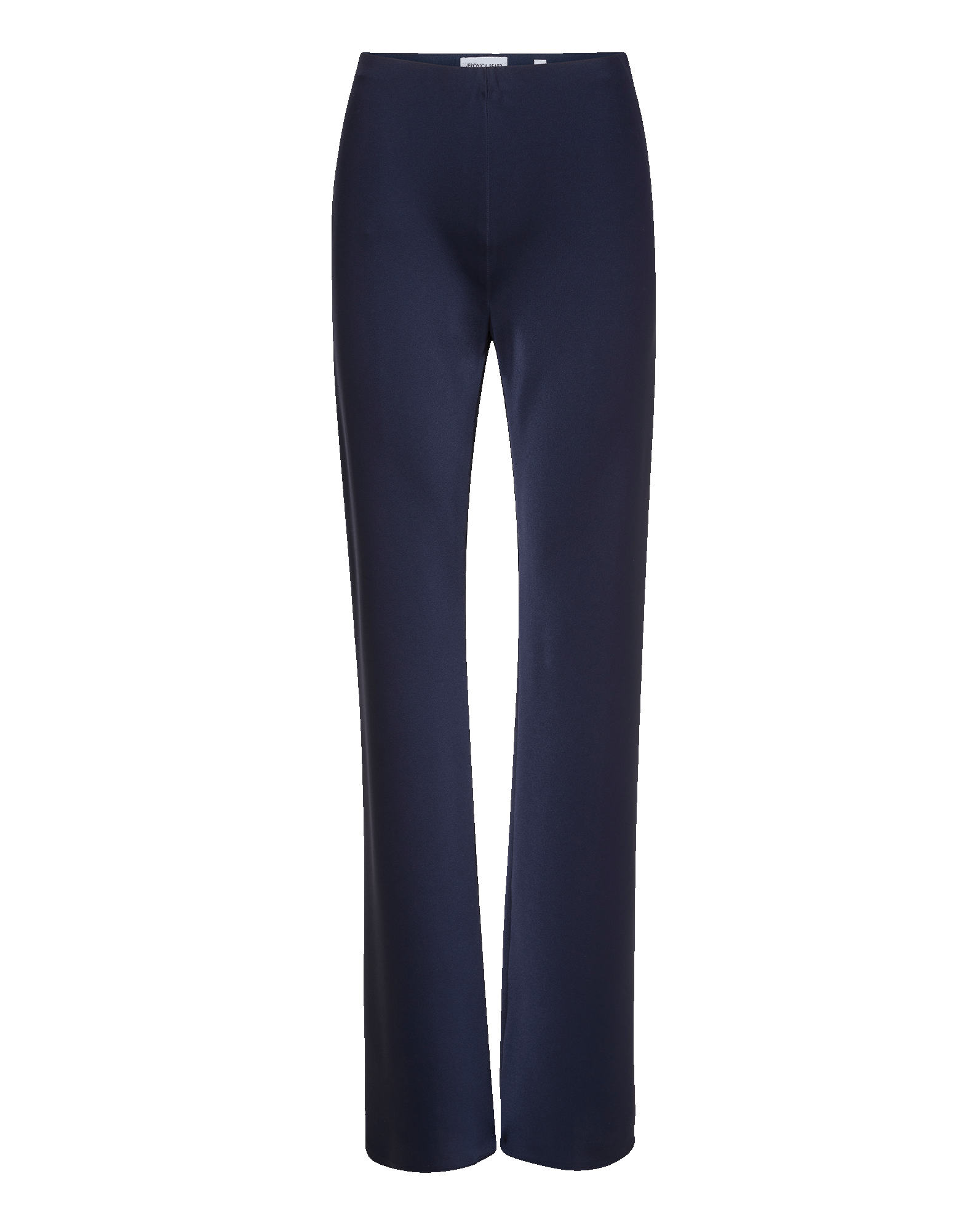 Veronica Beard Navy knit straight-leg pants.