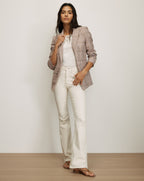 Veronica Beard Brown plaid blazer