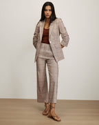 Veronica Beard Brown plaid jacket