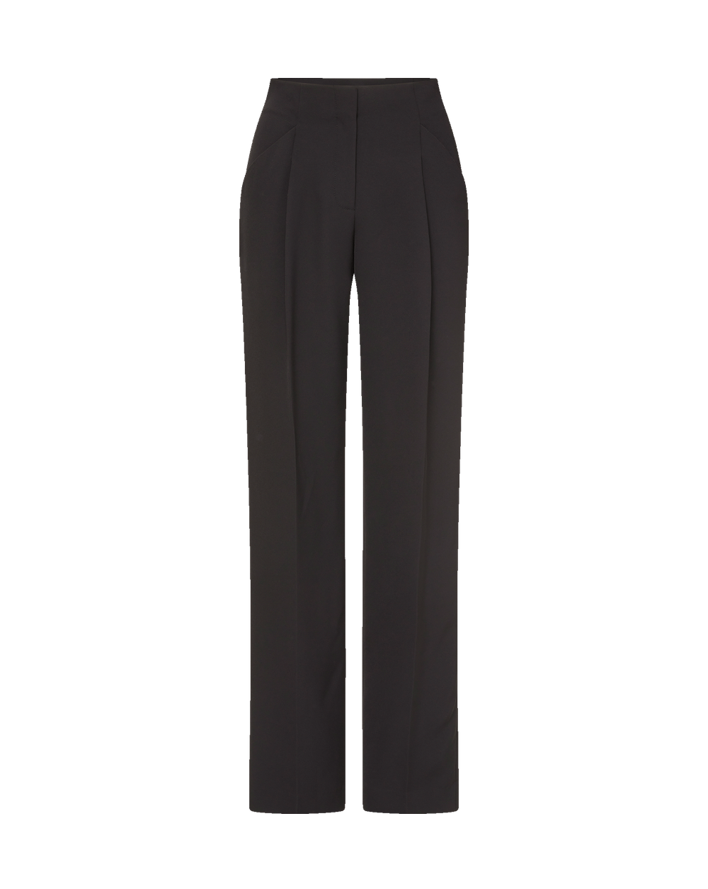 Veronica Beard Black pleated wide-leg pant