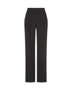 Veronica Beard Black pleated wide-leg pant