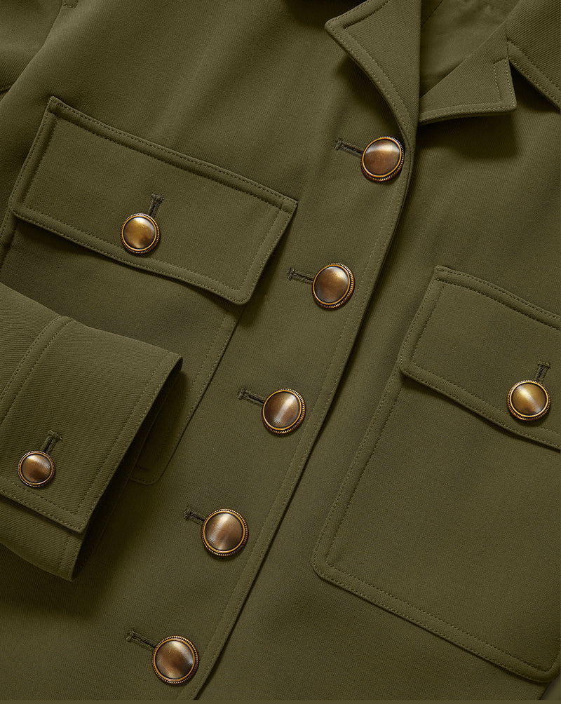 Veronica Beard Molyneux Tailored Jacket - Loden