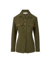 Veronica Beard Molyneux Tailored Jacket - Loden
