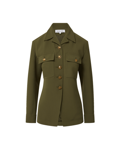 Veronica Beard Molyneux Tailored Jacket - Loden