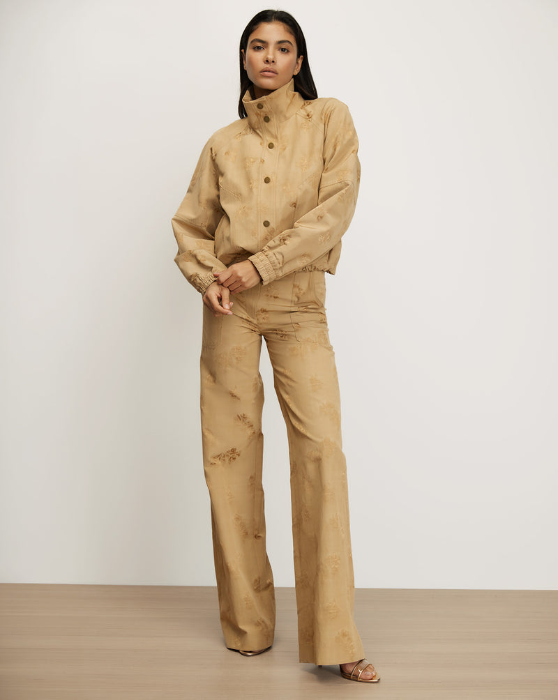 Veronica Beard Cole Wide-Leg Pant - Sand