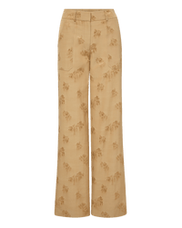 Veronica Beard Cole Wide-Leg Pant - Sand
