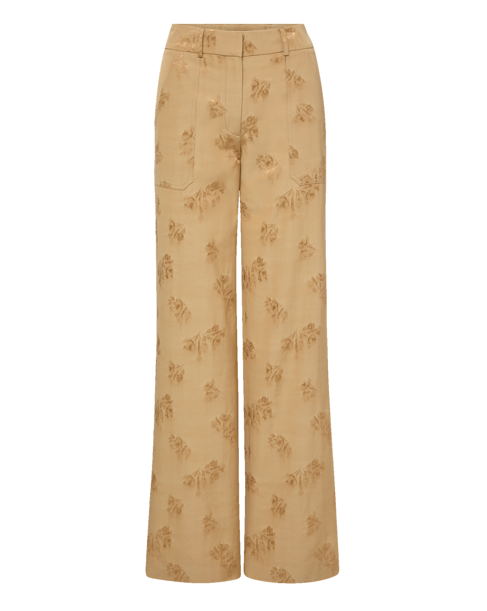 Veronica Beard Cole Wide-Leg Pant - Sand