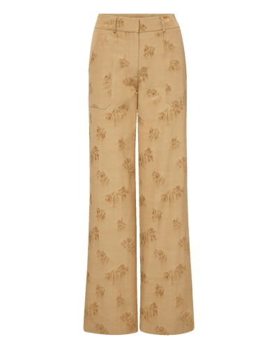 Veronica Beard Cole Wide-Leg Pant - Sand