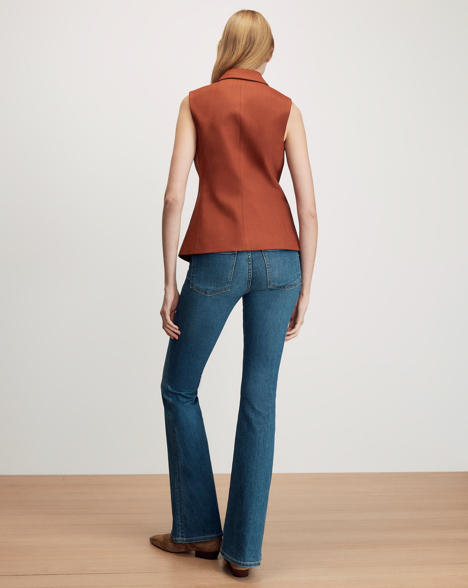 Jean skinny flare taille mi-haute Beverly
