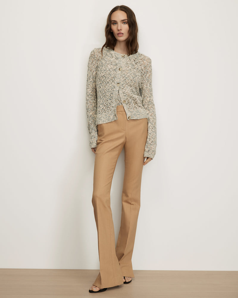 Veronica Beard Corbette Tailored Pant - Heritage Khaki