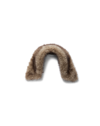 Veronica Beard Brown faux fur collar